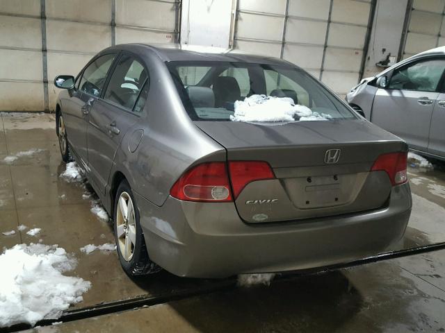 1HGFA168X6L020629 - 2006 HONDA CIVIC EX GRAY photo 3