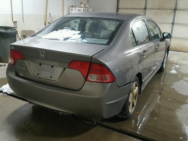 1HGFA168X6L020629 - 2006 HONDA CIVIC EX GRAY photo 4