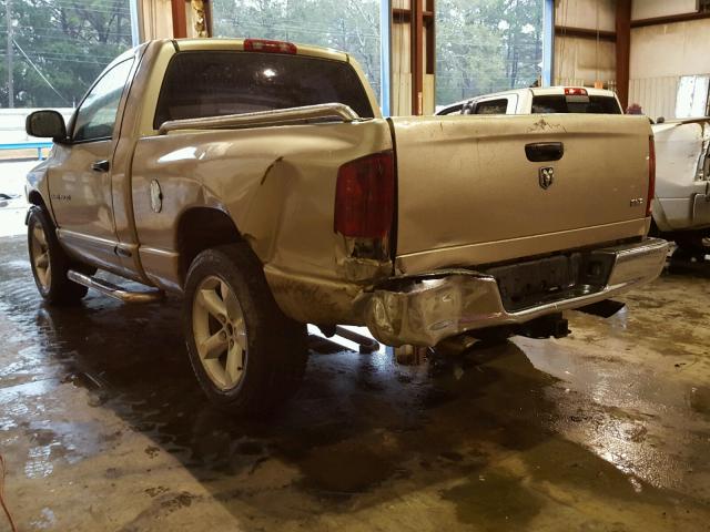 1D7HA16N95J591834 - 2005 DODGE RAM 1500 S CREAM photo 3