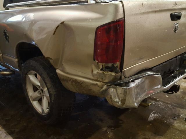 1D7HA16N95J591834 - 2005 DODGE RAM 1500 S CREAM photo 9