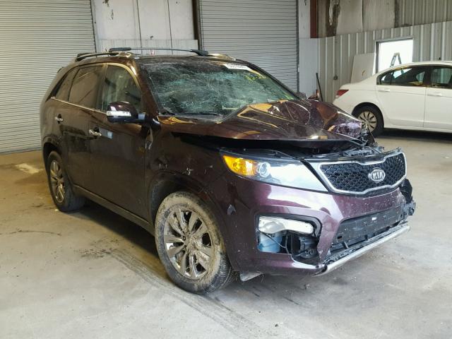 5XYKW4A29CG258014 - 2012 KIA SORENTO SX BROWN photo 1