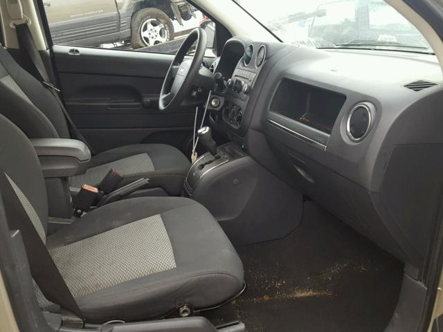 1J4FT47A59D125227 - 2009 JEEP COMPASS SP TAN photo 5