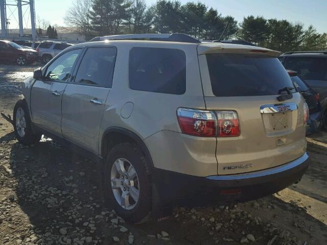 1GKKVPED0BJ409843 - 2011 GMC ACADIA SLE TAN photo 3