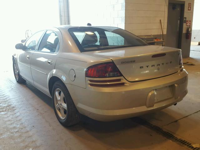 1B3EL46R15N707405 - 2005 DODGE STRATUS SX GRAY photo 3