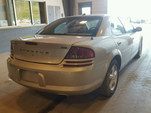 1B3EL46R15N707405 - 2005 DODGE STRATUS SX GRAY photo 4