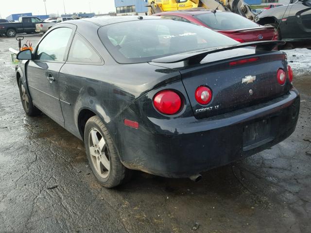 1G1AL15FX77255151 - 2007 CHEVROLET COBALT LT BLACK photo 3