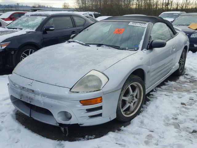 4A3AE75H73E006279 - 2003 MITSUBISHI ECLIPSE SP BEIGE photo 2