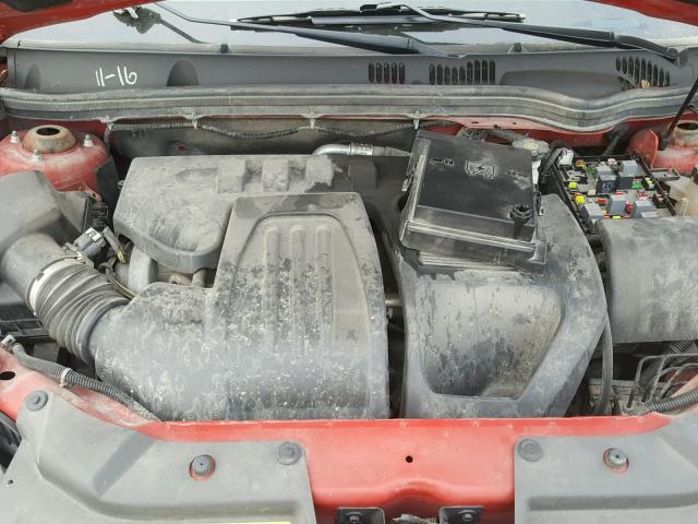 1G1AF5F58A7234276 - 2010 CHEVROLET COBALT 2LT RED photo 7