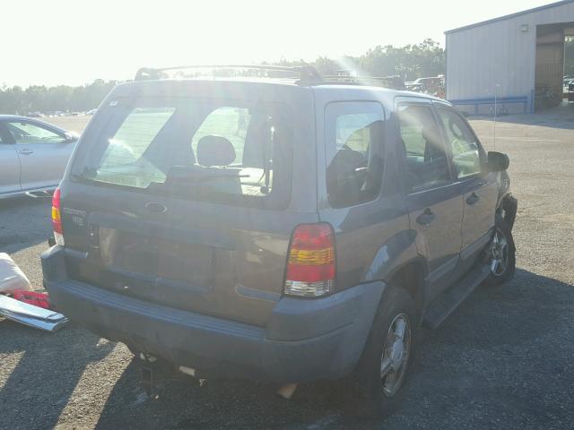 1FMYU01152KD12400 - 2002 FORD ESCAPE XLS GRAY photo 4