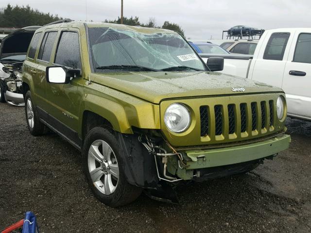 1C4NJPFAXCD555160 - 2012 JEEP PATRIOT LA GREEN photo 1