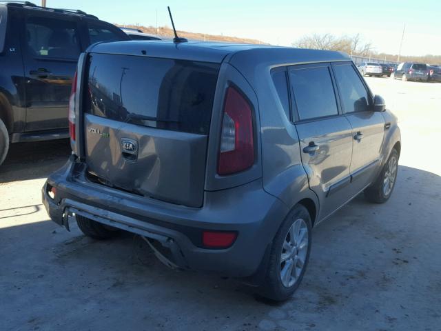 KNDJT2A65D7507743 - 2013 KIA SOUL + GRAY photo 4