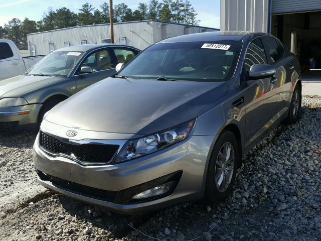 5XXGM4A70CG076486 - 2012 KIA OPTIMA LX GRAY photo 2