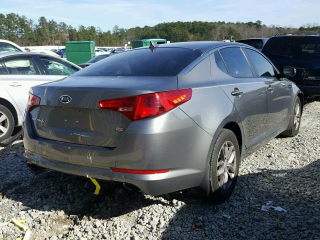 5XXGM4A70CG076486 - 2012 KIA OPTIMA LX GRAY photo 4