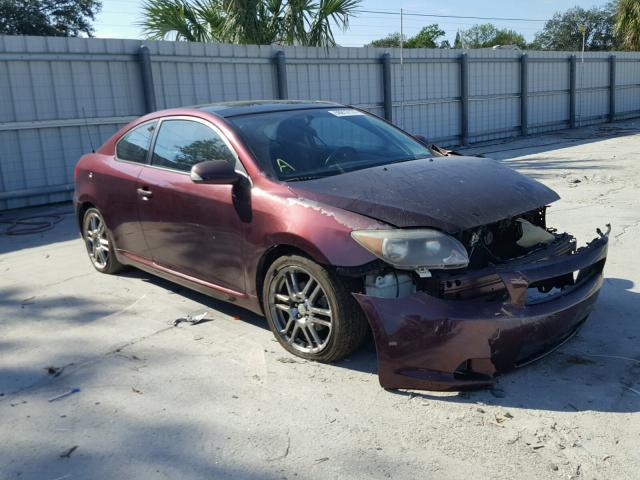 JTKDE177370204466 - 2007 TOYOTA SCION TC 栗色 照片 1