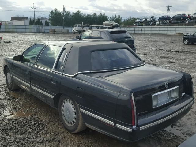 1G6KD54Y1VU276569 - 1997 CADILLAC DEVILLE BLACK photo 3