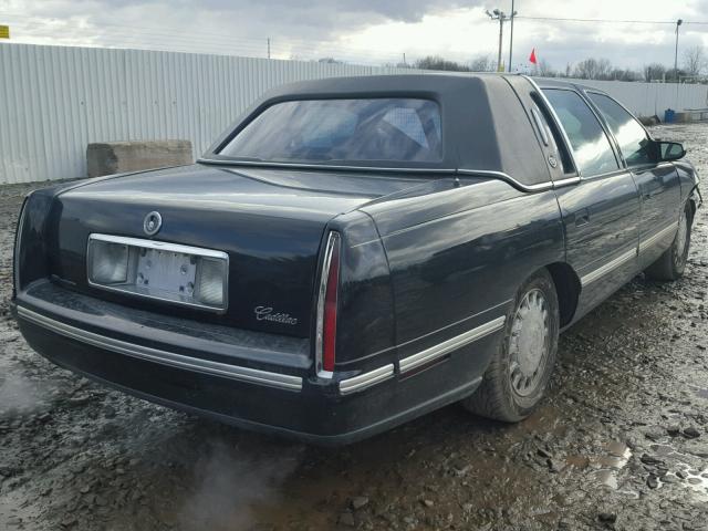 1G6KD54Y1VU276569 - 1997 CADILLAC DEVILLE BLACK photo 4