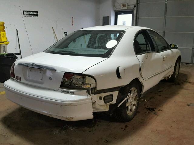 1MEFM50UX2A642106 - 2002 MERCURY SABLE GS WHITE photo 4