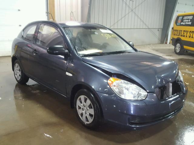 KMHCM36C39U136936 - 2009 HYUNDAI ACCENT GS BLUE photo 1