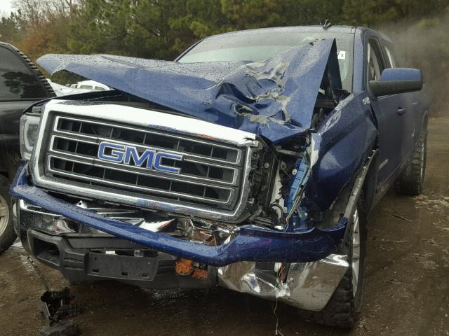 3GTU2UEC1EG324843 - 2014 GMC SIERRA K15 BLUE photo 2