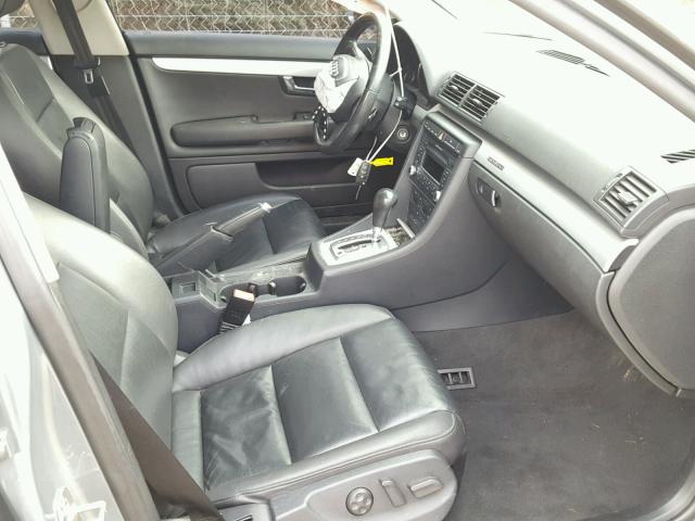 WAUDF78E08A168636 - 2008 AUDI A4 2.0T QU GRAY photo 5