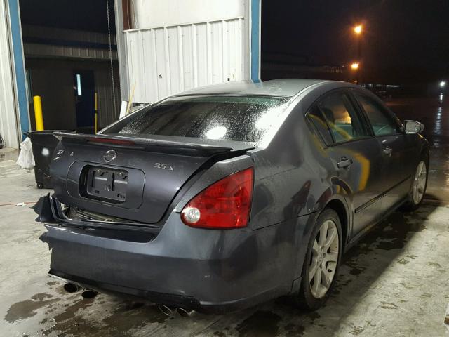 1N4BA41E27C822904 - 2007 NISSAN MAXIMA SE GRAY photo 4