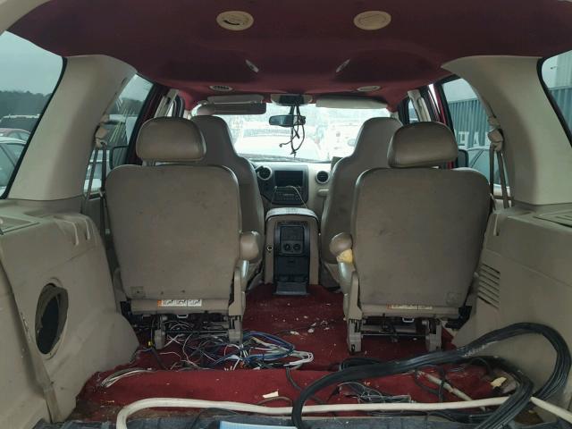 1FMFU17L84LA76988 - 2004 FORD EXPEDITION RED photo 10