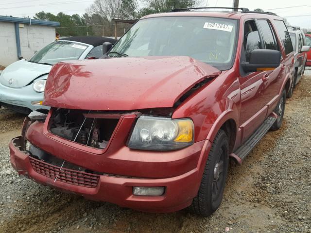 1FMFU17L84LA76988 - 2004 FORD EXPEDITION RED photo 2