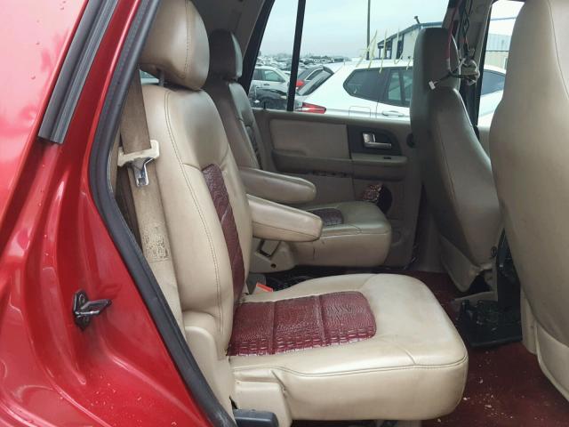 1FMFU17L84LA76988 - 2004 FORD EXPEDITION RED photo 6