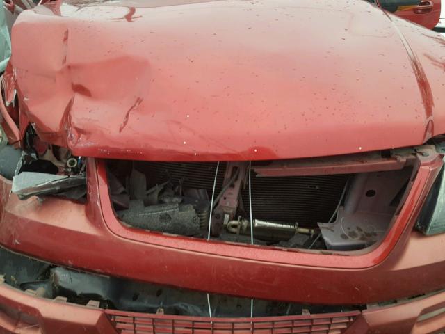 1FMFU17L84LA76988 - 2004 FORD EXPEDITION RED photo 7