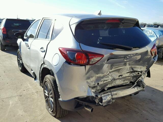 JM3KE2DY8G0890335 - 2016 MAZDA CX-5 GT SILVER photo 3