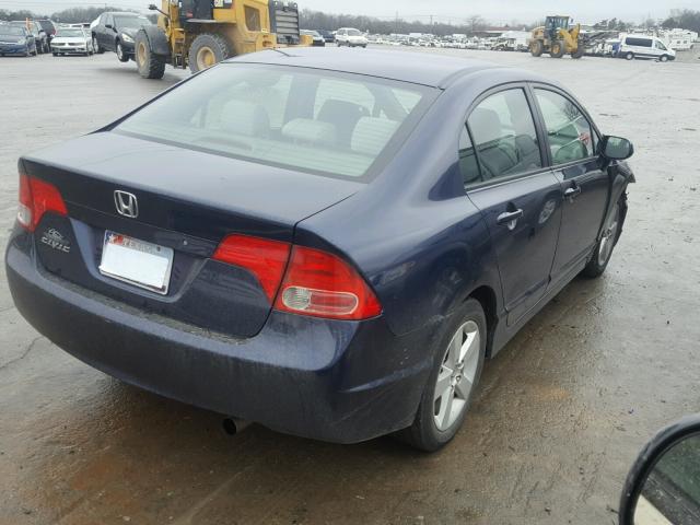 1HGFA16817L032394 - 2007 HONDA CIVIC EX BLUE photo 4