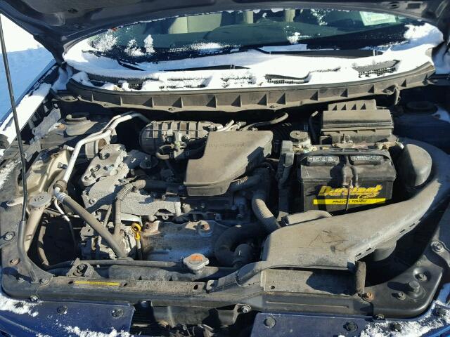 JN8AS58V68W106347 - 2008 NISSAN ROGUE S BLUE photo 7