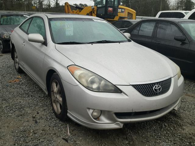 4T1CA38P85U043204 - 2005 TOYOTA CAMRY SOLA SILVER photo 1