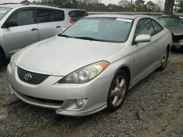 4T1CA38P85U043204 - 2005 TOYOTA CAMRY SOLA SILVER photo 2