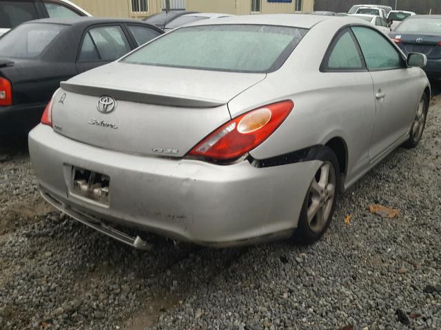 4T1CA38P85U043204 - 2005 TOYOTA CAMRY SOLA SILVER photo 4