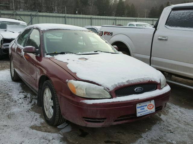 1FAFP56S14A142942 - 2004 FORD TAURUS SEL MAROON photo 1