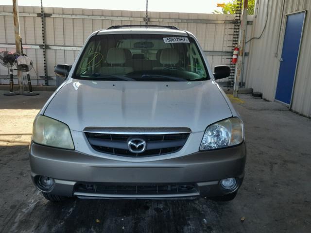 4F2YZ04184KM09854 - 2004 MAZDA TRIBUTE LX WHITE photo 9