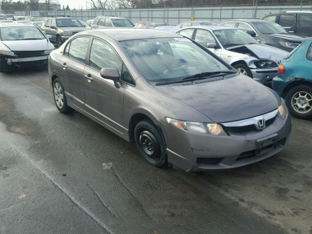 1HGFA16569L007158 - 2009 HONDA CIVIC LX GRAY photo 1