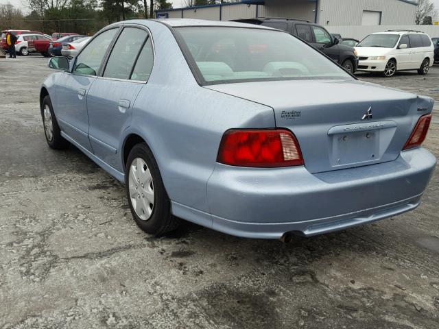 4A3AA46G13E050987 - 2003 MITSUBISHI GALANT ES BLUE photo 3