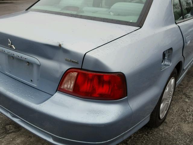 4A3AA46G13E050987 - 2003 MITSUBISHI GALANT ES BLUE photo 9