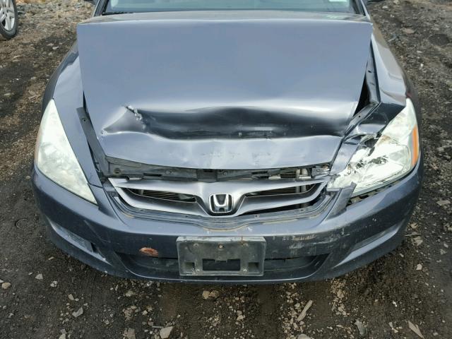 1HGCM82626A005738 - 2006 HONDA ACCORD EX GRAY photo 7