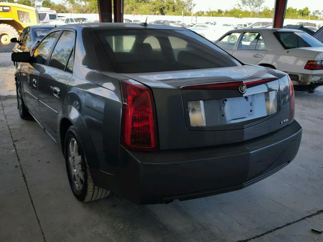 1G6DM57T470112249 - 2007 CADILLAC CTS GRAY photo 3