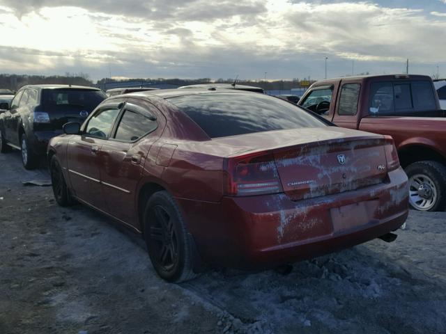 2B3KA53H16H324245 - 2006 DODGE CHARGER R/ RED photo 3