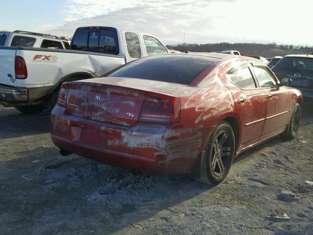 2B3KA53H16H324245 - 2006 DODGE CHARGER R/ RED photo 4