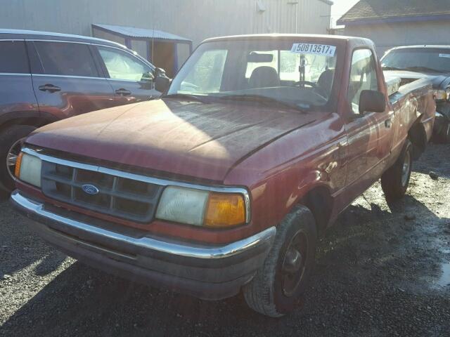 1FTCR10A6VUB67271 - 1997 FORD RANGER RED photo 2