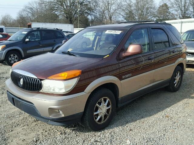 3G5DB03E42S507540 - 2002 BUICK RENDEZVOUS BURGUNDY photo 2