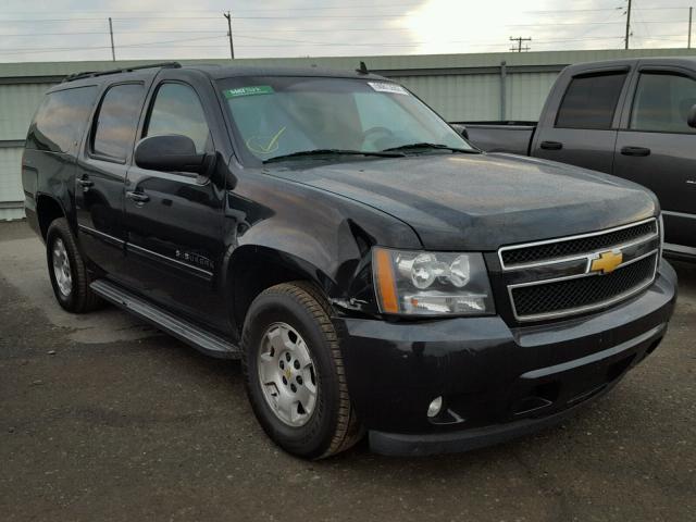 1GNSCJE03DR166343 - 2013 CHEVROLET SUBURBAN C BLACK photo 1