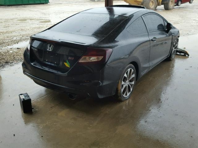 2HGFG4A55CH703635 - 2012 HONDA CIVIC SI BLACK photo 4