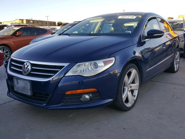 WVWGU73C29E556313 - 2009 VOLKSWAGEN CC VR6 4MO BLUE photo 2