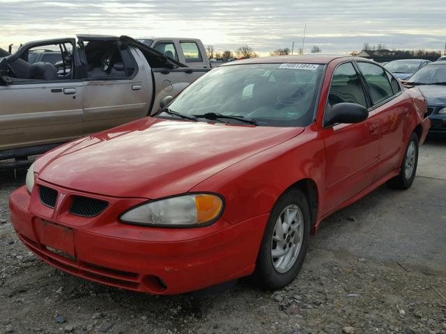 1G2NE52F84C248155 - 2004 PONTIAC GRAND AM S 红色 照片 2